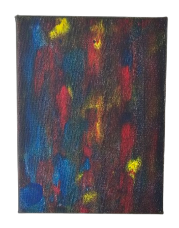 Tableau Doux Petit Mélange  Acrylique appliquée par couches superposées 