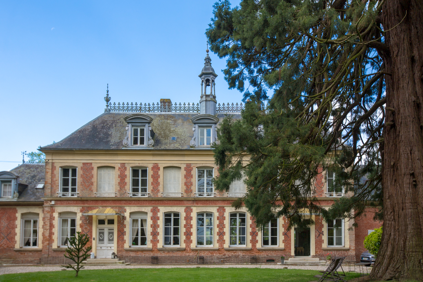 Normandie, Eure, Bonneville-Aptot, Chateau de Brenon.
